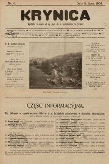Krynica. 1904, nr 6