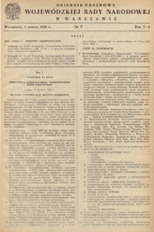Dziennik Urzędowy Wojewódzkiej Rady Narodowej w Warszawie. 1956, nr 2