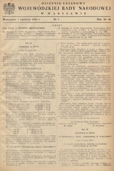 Dziennik Urzędowy Wojewódzkiej Rady Narodowej w Warszawie. 1956, nr 5