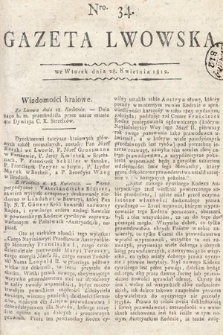 Gazeta Lwowska. 1812, nr 34