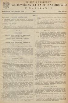 Dziennik Urzędowy Wojewódzkiej Rady Narodowej w Warszawie. 1956, nr 8