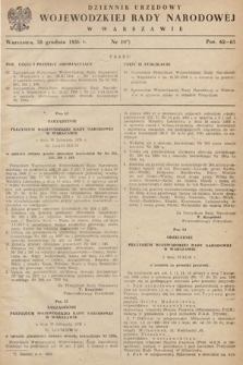 Dziennik Urzędowy Wojewódzkiej Rady Narodowej w Warszawie. 1956, nr 10