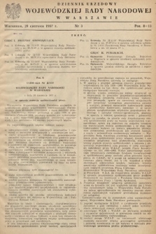 Dziennik Urzędowy Wojewódzkiej Rady Narodowej w Warszawie. 1957, nr 3