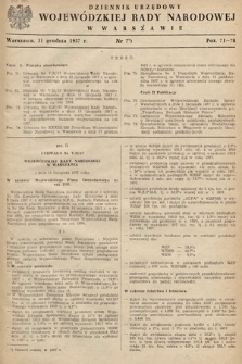 Dziennik Urzędowy Wojewódzkiej Rady Narodowej w Warszawie. 1957, nr 7