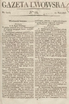 Gazeta Lwowska. 1823, nr 58