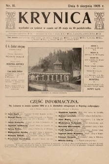 Krynica. 1905, nr 11