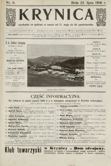 Krynica. 1906, nr 9