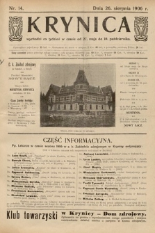 Krynica. 1906, nr 14