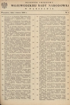 Dziennik Urzędowy Wojewódzkiej Rady Narodowej w Warszawie. 1959, nr 3
