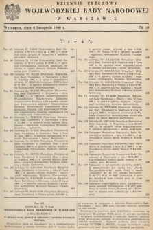 Dziennik Urzędowy Wojewódzkiej Rady Narodowej w Warszawie. 1960, nr 10
