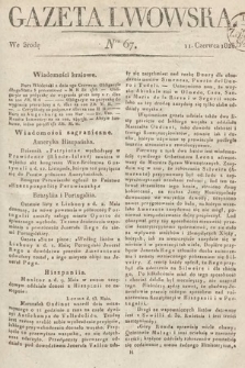 Gazeta Lwowska. 1823, nr 67