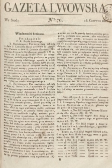 Gazeta Lwowska. 1823, nr 70