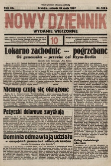 Nowy Dziennik (wydanie wieczorne). 1937, nr 140a