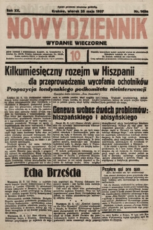 Nowy Dziennik (wydanie wieczorne). 1937, nr 143a