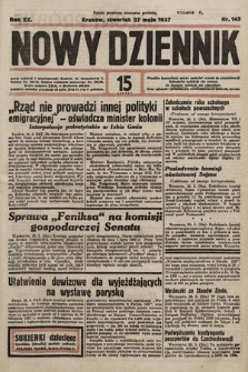 Nowy Dziennik. 1937, nr 145