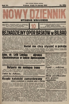 Nowy Dziennik (wydanie wieczorne). 1937, nr 165a