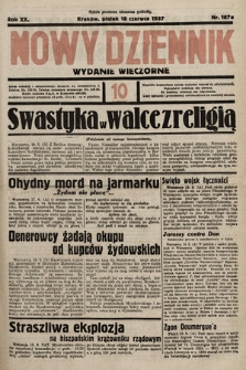 Nowy Dziennik (wydanie wieczorne). 1937, nr 167a