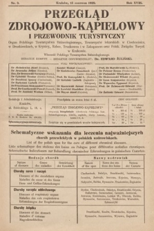 Przegląd Zdrojowo-Kąpielowy i Przewodnik Turystyczny : organ Polskiego Towarzystwa Balneologicznego, Towarzystw lekarskich w Ciechocinku, w Druskienikach, w Krynicy i w Rabce oraz Polskiego Związku Turystycznego w Krakowie. 1929, nr 3