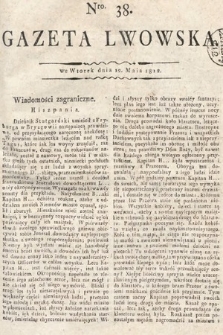 Gazeta Lwowska. 1812, nr 38