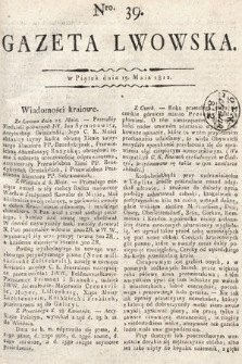 Gazeta Lwowska. 1812, nr 39