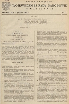 Dziennik Urzędowy Wojewódzkiej Rady Narodowej w Warszawie. 1964, nr 25