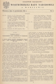 Dziennik Urzędowy Wojewódzkiej Rady Narodowej w Warszawie. 1965, nr 15