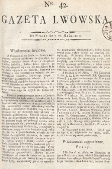 Gazeta Lwowska. 1812, nr 42