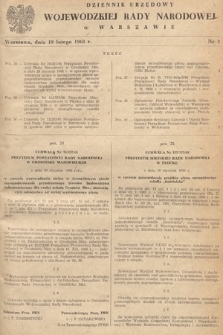 Dziennik Urzędowy Wojewódzkiej Rady Narodowej w Warszawie. 1968, nr 3