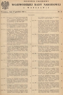 Dziennik Urzędowy Wojewódzkiej Rady Narodowej w Warszawie. 1968, nr 18