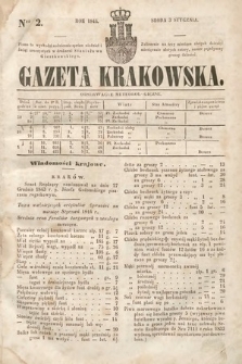 Gazeta Krakowska. 1844, nr 2