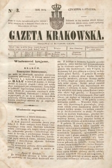 Gazeta Krakowska. 1844, nr 3