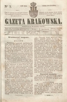 Gazeta Krakowska. 1844, nr 7