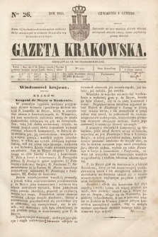Gazeta Krakowska. 1844, nr 26