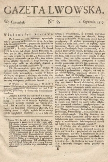 Gazeta Lwowska. 1817, nr 2