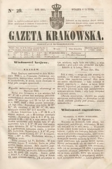 Gazeta Krakowska. 1844, nr 29