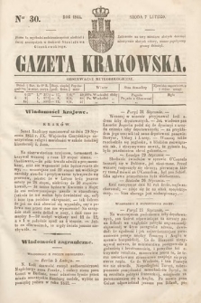 Gazeta Krakowska. 1844, nr 30