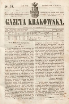 Gazeta Krakowska. 1844, nr 34