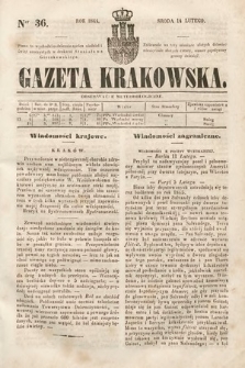 Gazeta Krakowska. 1844, nr 36