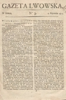 Gazeta Lwowska. 1817, nr 3
