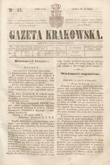 Gazeta Krakowska. 1844, nr 42