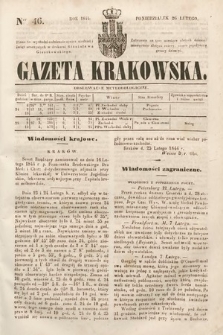Gazeta Krakowska. 1844, nr 46