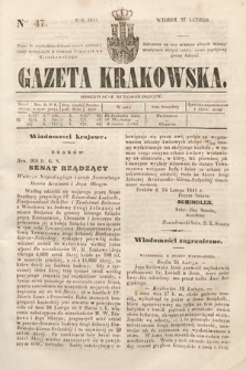 Gazeta Krakowska. 1844, nr 47
