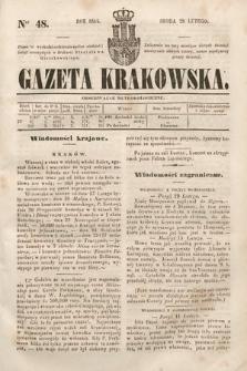 Gazeta Krakowska. 1844, nr 48