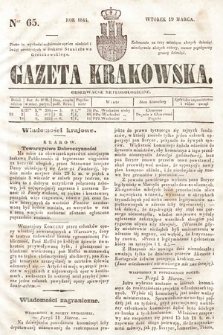 Gazeta Krakowska. 1844, nr 65