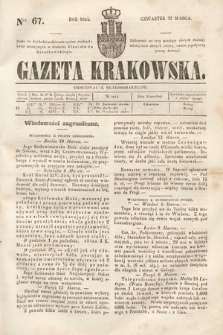 Gazeta Krakowska. 1844, nr 67