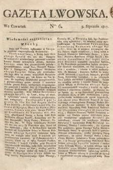 Gazeta Lwowska. 1817, nr 6