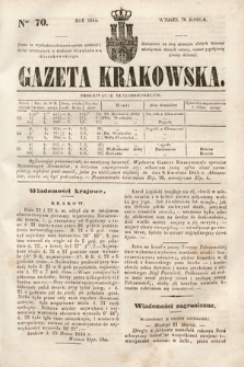 Gazeta Krakowska. 1844, nr 70