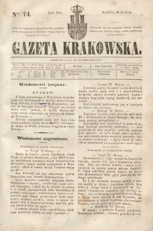 Gazeta Krakowska. 1844, nr 74