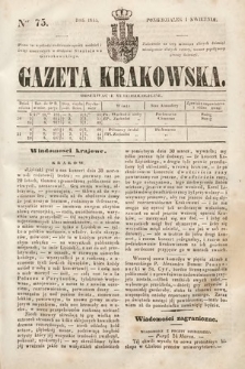 Gazeta Krakowska. 1844, nr 75