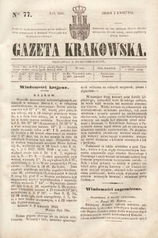 Gazeta Krakowska. 1844, nr 77